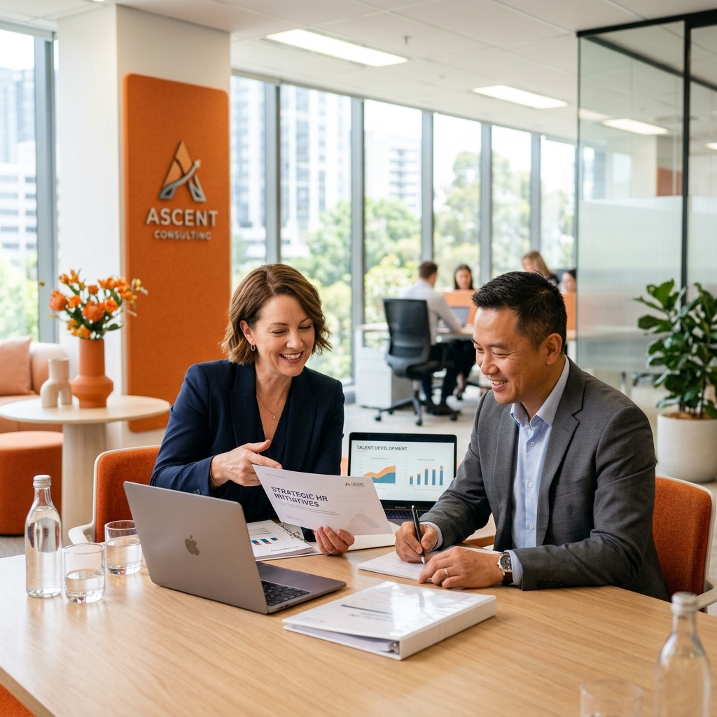 Tim Qirani Consulting sedang konsultasi